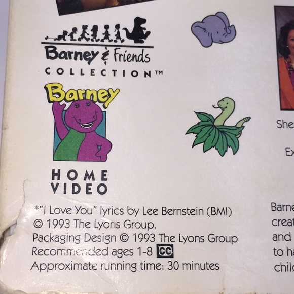 Barney & Friends Let’s Pretend with Barney VHS - Picture 5 of 8